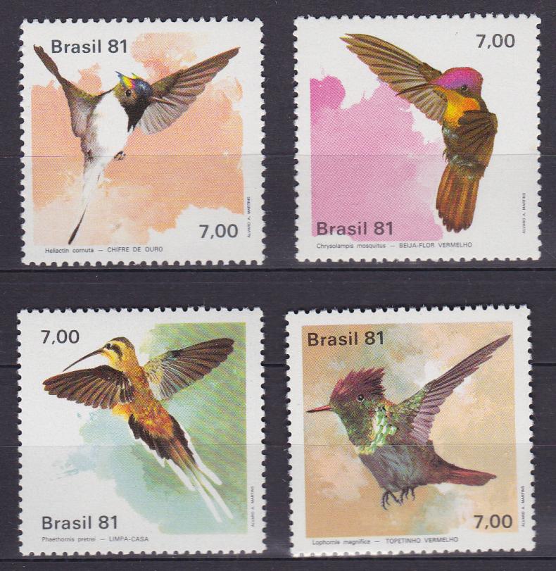 марки с птицами