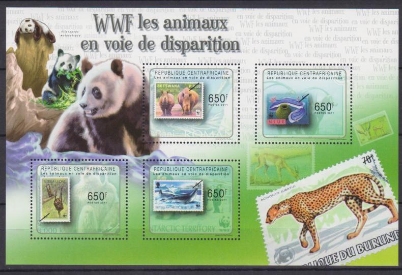 животные на почтовых марках