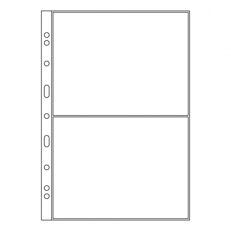 Купить лист для бон GRANDE 2C Германия Leuchtturm 336439