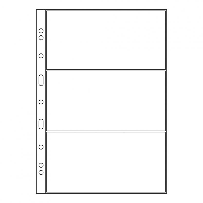 Купить лист для бон GRANDE 3C Германия Leuchtturm 308439